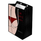 Sac Cadeau Moyen Dernière Nuit De Liberté Bachelor Party (Dos Angle)