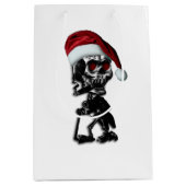 Sac Cadeau Moyen Design de squelette de cigare de Noël (Devant)