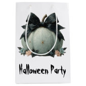 Sac Cadeau Moyen Design élégant Citrouille Halloween Party (Devant)