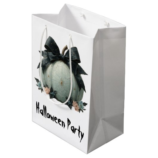 Sac Cadeau Moyen Design élégant Citrouille Halloween Party (Dos Angle)