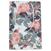 Sac Cadeau Moyen Design rose rose (Devant)