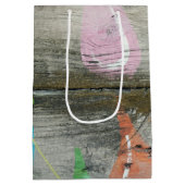 Sac Cadeau Moyen Design rustique (Dos)