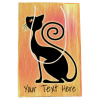 Design Vintage de chat noir