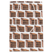 Sac Cadeau Moyen Dessert de cuisson de tranches de gâteau au chocol (Devant)