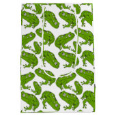Sac Cadeau Moyen Dessin de grenouille verte (Dos)