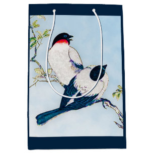 Sac Cadeau Moyen Dessin d'encre japonais Vintage
