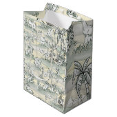 Sac Cadeau Moyen Dessin en ligne (Devant Angle)