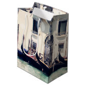 Sac Cadeau Moyen Destinations | Venice Waterfront Photo (Dos Angle)