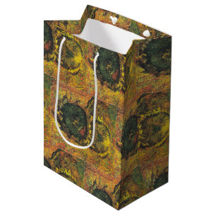 Sac Cadeau Moyen Deux tournesols coupés par Vincent van Gogh