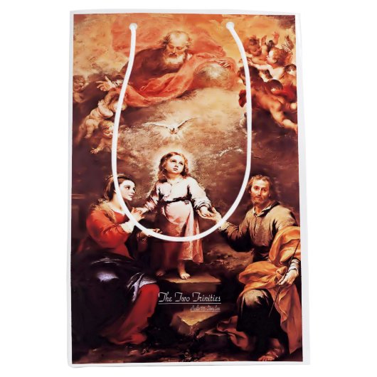Sac Cadeau Moyen Deux trinités (Devant)