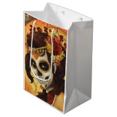 Sac Cadeau Moyen Dia De Los Muertos Throw Pillow (Devant Angle)