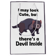 Diable de Tasmanie Diable Mignon à l'Intérieur Mar