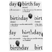 Sac Cadeau Moyen Dictionnaire Signifiant ANNIVERSAIRE (Dos)