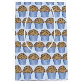 Sac Cadeau Moyen Dimanche Petit-déjeuner Brunch Party Blueberry Muf (Devant)