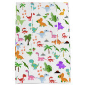 Sac Cadeau Moyen "Dino-mite Party : Jurassic Joy Unleashed! (Dos)