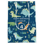 Sac Cadeau Moyen Dinosaur bébé (Dos)