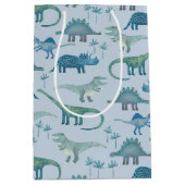 Sac Cadeau Moyen Dinosaur Motif Fun (Devant)