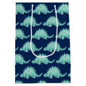 Sac Cadeau Moyen Dinosaur Stegosaurus Anniversaire de enfant (Dos)