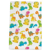 Sac Cadeau Moyen Dinosaure adorable (Dos)