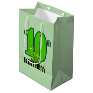 Sac Cadeau Moyen Dinosaure cool 10ème