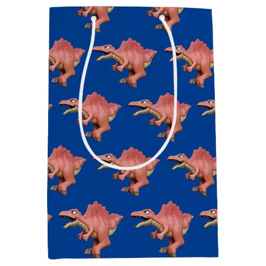 Sac Cadeau Moyen Dinosaure Dessin de dessin Spinosaurus (Devant)