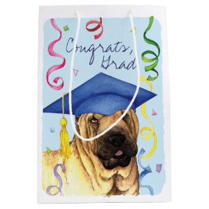 Sac Cadeau Moyen Diplômé chinois de Shar-Pei