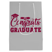 Sac Cadeau Moyen Diplômé du Congrès supérieur (Dos)