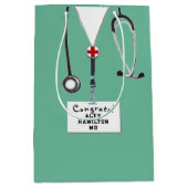 Sac Cadeau Moyen Diplôme Médicale (Devant)