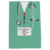 Sac Cadeau Moyen Diplôme Médicale (Dos)