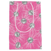 Sac Cadeau Moyen Disco Ball Baby shower fille rose Super (Devant)