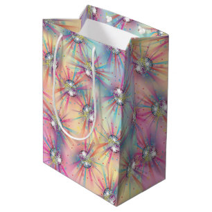 Sac Cadeau Moyen Disco Ball Baby shower Super Pastel Rainbow