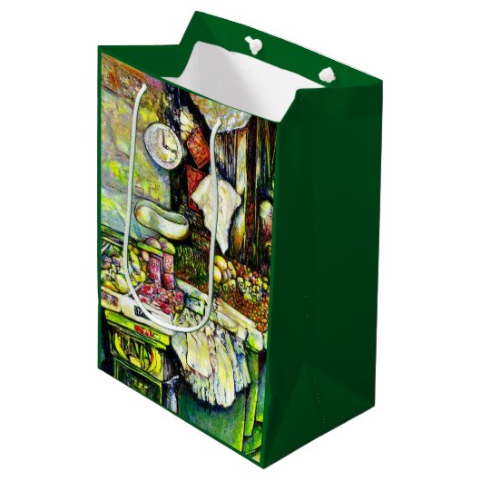 Sac Cadeau Moyen Dit pour impliquer toute l'idée (Devant Angle)