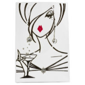 Sac Cadeau Moyen "Diva Fabulous" (Devant)