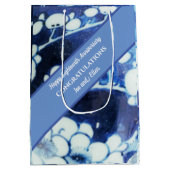 Sac Cadeau Moyen Dix-huitième anniversaire du Mariage (Dos)