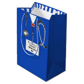 Sac Cadeau Moyen Docteur créatif (Dos Angle)