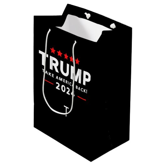 Sac Cadeau Moyen Donald Trump 2024 redonne l'élection américaine (Devant Angle)