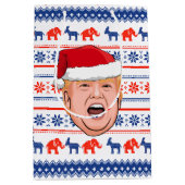 Sac Cadeau Moyen DONALD TRUMP Noël (Devant)