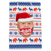 Sac Cadeau Moyen DONALD TRUMP Noël en colère (Devant)