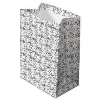 Sac Cadeau Moyen Double Spiral Celtic Pattern