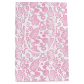 Sac Cadeau Moyen Douces arroses Ombre rose (Devant)