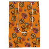 Sac Cadeau Moyen Doughnut et thé (Dos)