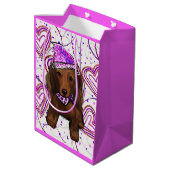 SAC CADEAU MOYEN DOXIE ROUGE LONGTEMPS HAÏS (Dos Angle)