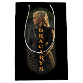 Sac Cadeau Moyen "Dracarys" Daenerys Targaryen Graphic (Devant)