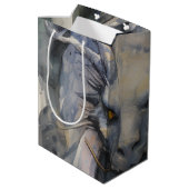 Sac Cadeau Moyen Dragon bleu (Dos Angle)