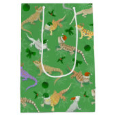 Sac Cadeau Moyen Dragon harcelé Morph Holiday Green (Dos)