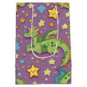 Sac Cadeau Moyen Dragon violet (Dos)