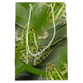 Sac Cadeau Moyen Dragonflies de Camo Frogs (Devant)