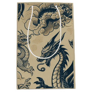 Sac Cadeau Moyen Dragons Fantasy Antiquités