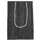 Sac Cadeau Moyen Drapeau américain cerf sur bois (Dos)