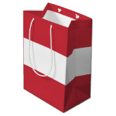 Sac Cadeau Moyen Drapeau autrichien (Dos Angle)